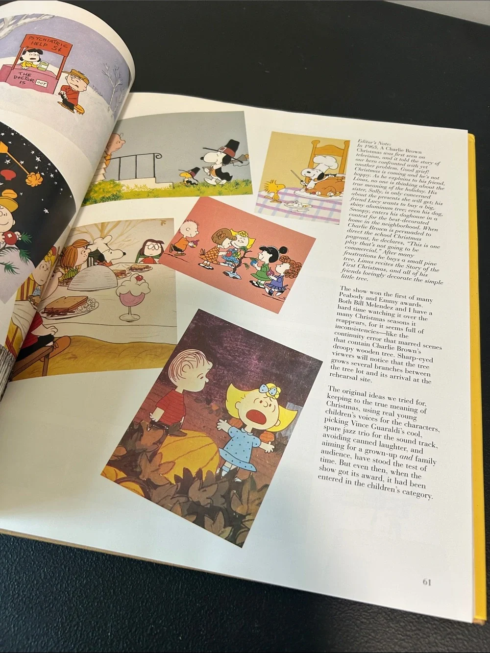 Peanuts Golden Celebration Coffee Table Book - Gold Cover. Charlie Brown